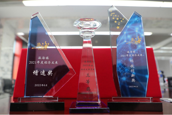 助力经济发展，明博网页股份公司获瀛海镇经济发展三项大奖